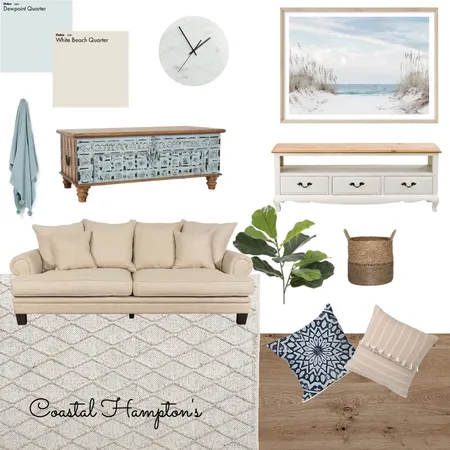 Coastal Hampton Style Interior Design Mood Board by ame_11 on Style Sourcebook