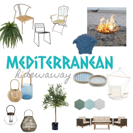 mediterranean hideaway Interior Design Mood Board by wildflower on Style Sourcebook
