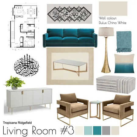 Living Room Tropicana Ridgefield #3 Interior Design Mood Board by SharifahBahiyah on Style Sourcebook