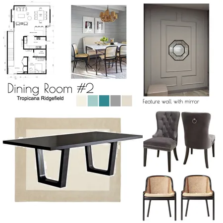 FINAL - Dining Room - Tropicana Ridgefield #2 Interior Design Mood Board by SharifahBahiyah on Style Sourcebook
