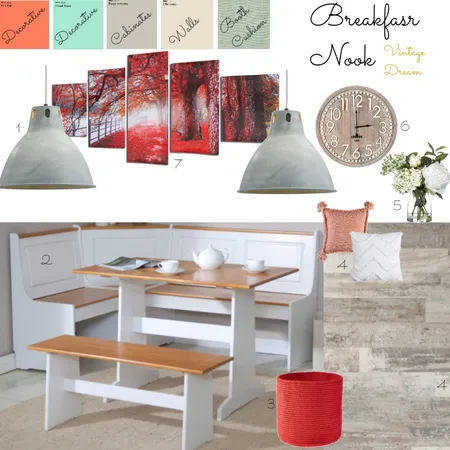 Breakfast Nook Interior Design Mood Board by JessicaGrey22 on Style Sourcebook