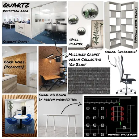 Quartz - Reception Area Interior Design Mood Board by LizHookway on Style Sourcebook