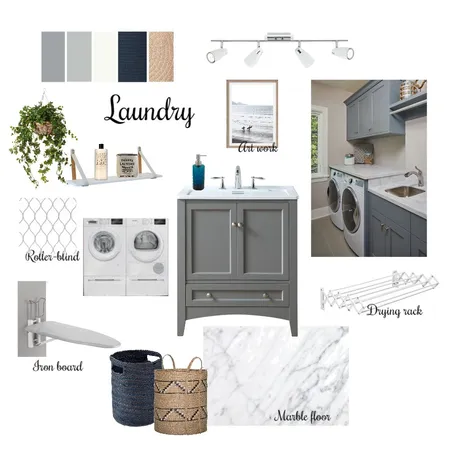Laundry Interior Design Mood Board by NAghayan on Style Sourcebook