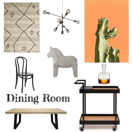 Dining Room Interior Design Mood Board by Luneandluxe on Style Sourcebook