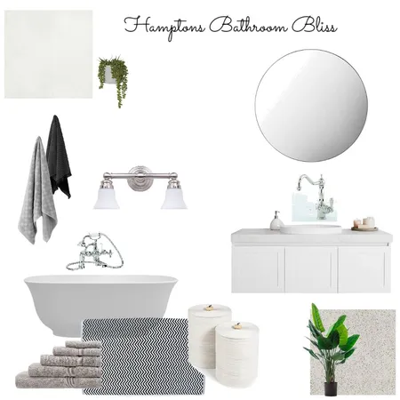 Hamptons Bathroom Bliss Interior Design Mood Board by Monbrown on Style Sourcebook