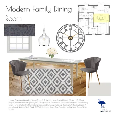 Module 9 - Dining Room Interior Design Mood Board by TheNavyFlamingo on Style Sourcebook