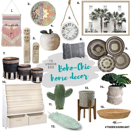 Boho chic inspired Interior Design Mood Board by Megha on Style Sourcebook