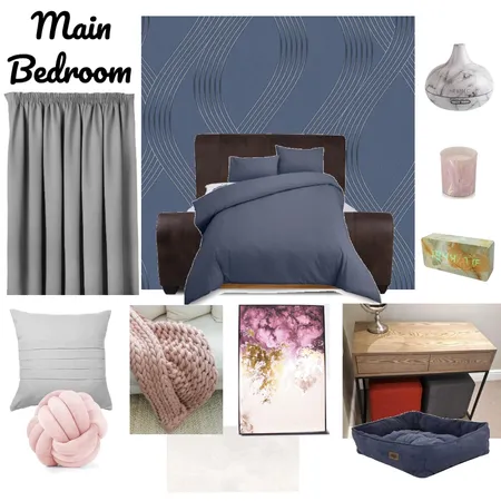 Main Bedroom Interior Design Mood Board by Designs by Penn on Style Sourcebook