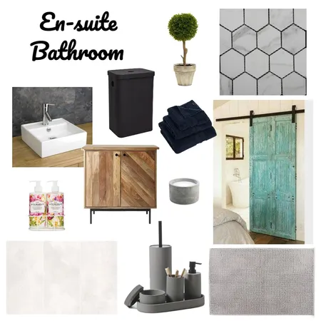 En-suite Bathroom Interior Design Mood Board by Designs by Penn on Style Sourcebook