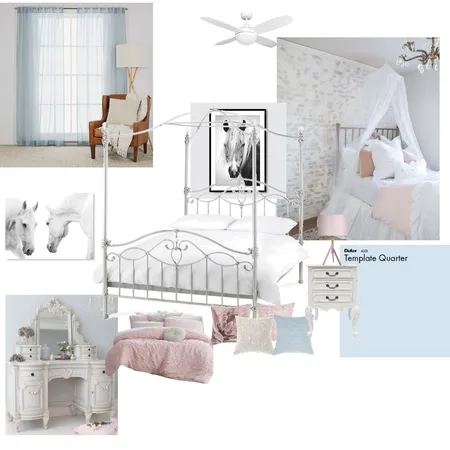 kenzies bedroom Interior Design Mood Board by kylieromeo on Style Sourcebook