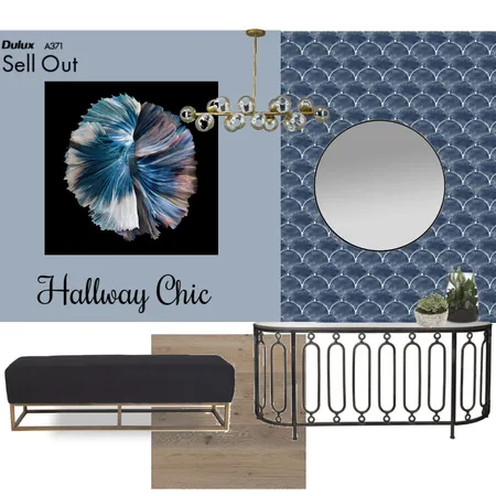 Hallway Chic Interior Design Mood Board by Breezy Interiors on Style Sourcebook