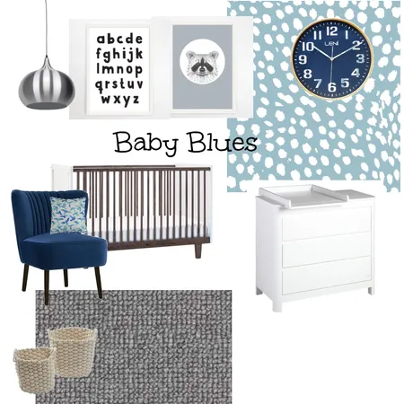 Baby Blues Interior Design Mood Board by Breezy Interiors on Style Sourcebook