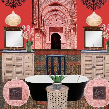 Bathroom Bliss with a Moroccan Twist Interior Design Mood Board by Emjay on Style Sourcebook