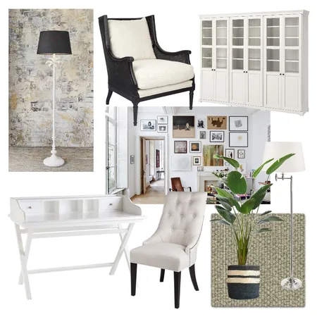 Willis Upstairs Study Interior Design Mood Board by designbydanni on Style Sourcebook