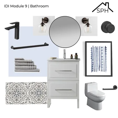 M9_Bathroom Interior Design Mood Board by Sital Patel Home on Style Sourcebook