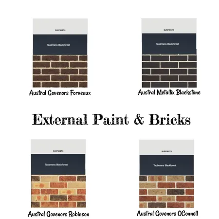 Paint and Bricks Interior Design Mood Board by aphraell on Style Sourcebook