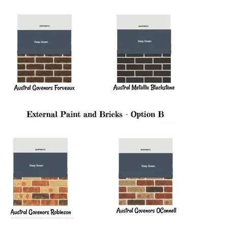 Paint and Bricks - Option B Interior Design Mood Board by aphraell on Style Sourcebook