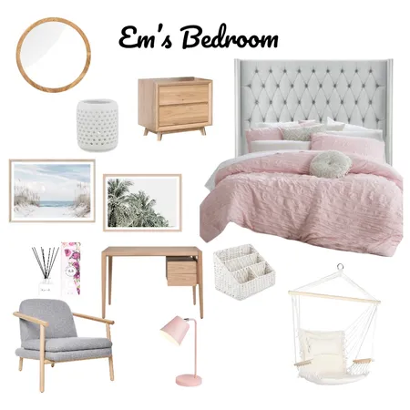 Em’s Bedroom Interior Design Mood Board by Michellewo on Style Sourcebook
