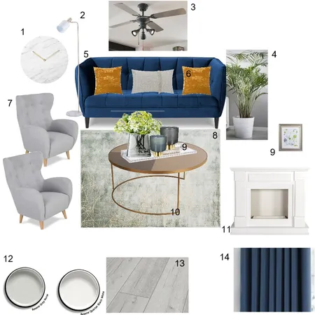 Living room Interior Design Mood Board by alisa99 on Style Sourcebook