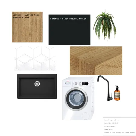 Industrial Laundry Interior Design Mood Board by AllCustomJoinery on Style Sourcebook