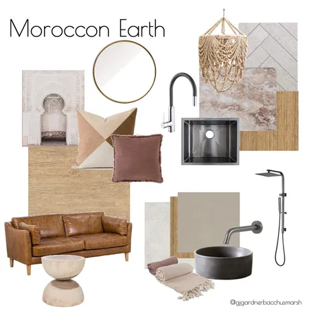 Moroccon Earth GJ Interior Design Mood Board by caitlinhamston1992 on Style Sourcebook