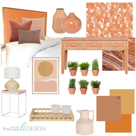 orange Interior Design Mood Board by The Cali Design  on Style Sourcebook