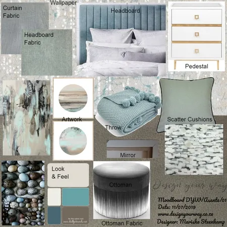 Asante - Guest bed Interior Design Mood Board by Mariska Steenkamp on Style Sourcebook