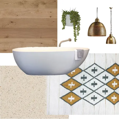 Warm bathroom Interior Design Mood Board by Jspinteriors on Style Sourcebook
