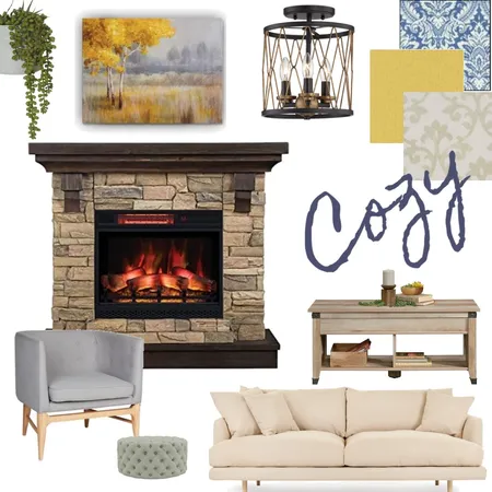 Cozy Living Room Interior Design Mood Board by athomas on Style Sourcebook