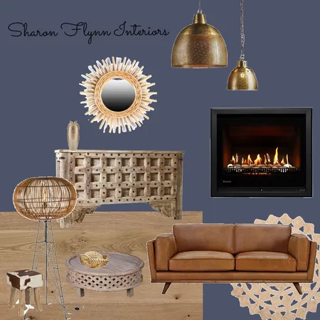 Warm winter living room from Sharon Flynn Interiors Interior Design Mood Board by Sharon Flynn Interiors on Style Sourcebook