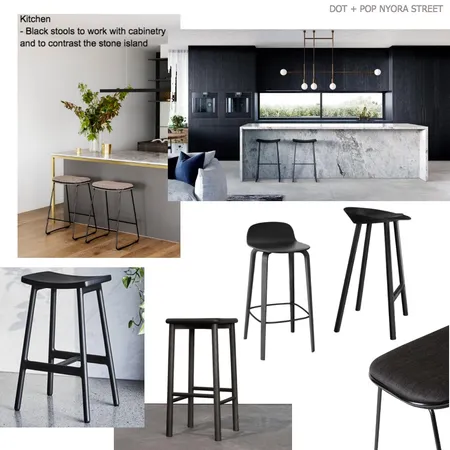 Kitchen Stools Interior Design Mood Board by DOT + POP on Style Sourcebook