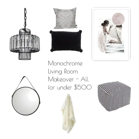 Monochrome Makeover Interior Design Mood Board by HigherLivingDesign on Style Sourcebook