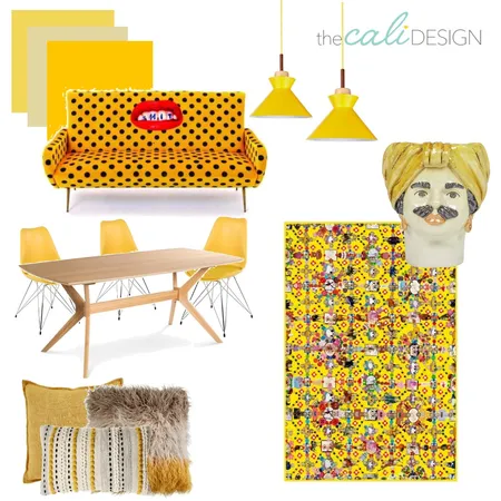 yellow Interior Design Mood Board by The Cali Design  on Style Sourcebook