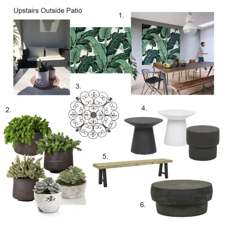 Outside Upstairs Patio Moodboard Interior Design Mood Board by bowerbirdonargyle on Style Sourcebook