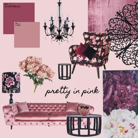 Pink room Interior Design Mood Board by iamcheerbear on Style Sourcebook