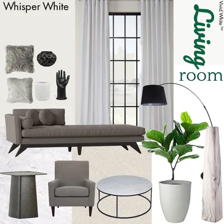 Living Room Interior Design Mood Board by annpanopio on Style Sourcebook