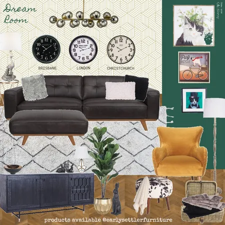 Dream Room Interior Design Mood Board by tres_dope on Style Sourcebook