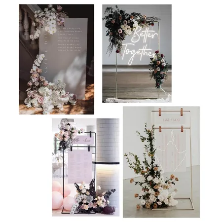 WEDDING signage florals Interior Design Mood Board by BellaK on Style Sourcebook