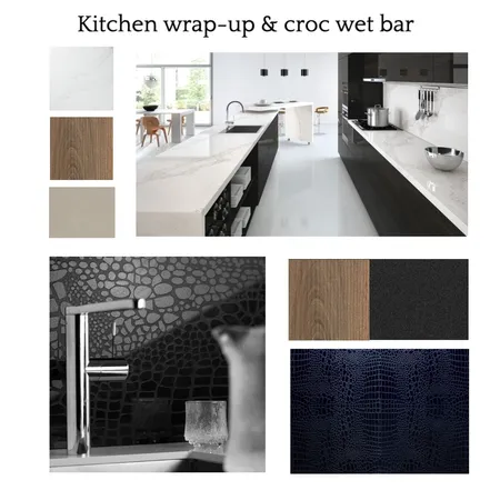 Kitchen wrap-up &amp; croc wet bar Interior Design Mood Board by Max-interior on Style Sourcebook
