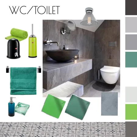 WC/TOILET Interior Design Mood Board by Annamarie on Style Sourcebook