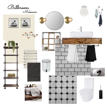 Bathroom Makeover Interior Design Mood Board by poon on Style Sourcebook