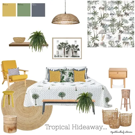 Tropical Hideaway Interior Design Mood Board by Pastel and Leaf Interiors on Style Sourcebook