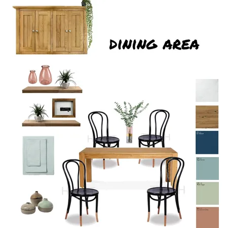 Dining area Interior Design Mood Board by KUTATA Interior Styling on Style Sourcebook