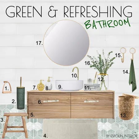 bathroom Interior Design Mood Board by Espolininterior on Style Sourcebook