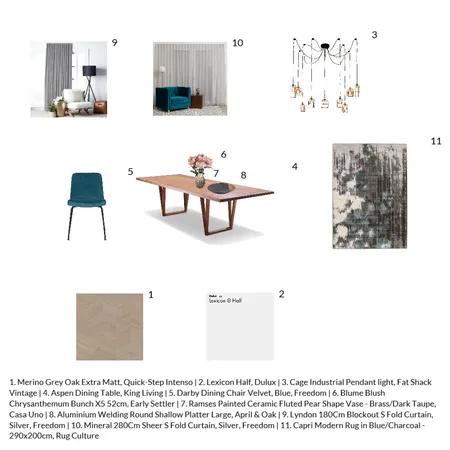 Dining room Interior Design Mood Board by Julieevely on Style Sourcebook