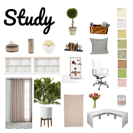 Study Room Interior Design Mood Board by Safa on Style Sourcebook