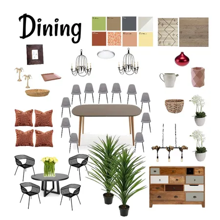 Dining Interior Design Mood Board by Safa on Style Sourcebook