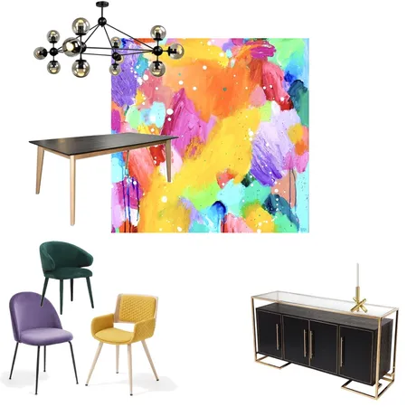Art lovers retro unfinished Interior Design Mood Board by Simplestyling on Style Sourcebook