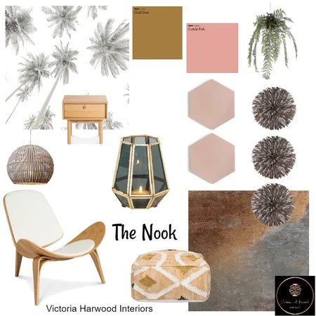 The Nook Interior Design Mood Board by Victoria Harwood Interiors on Style Sourcebook