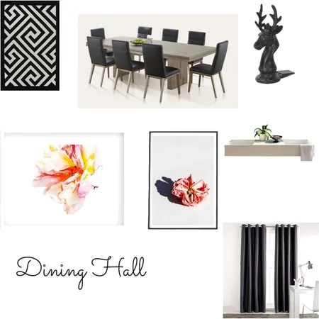 Dining Hall_Scandinavian Interior Design Mood Board by shilpashree_13 on Style Sourcebook